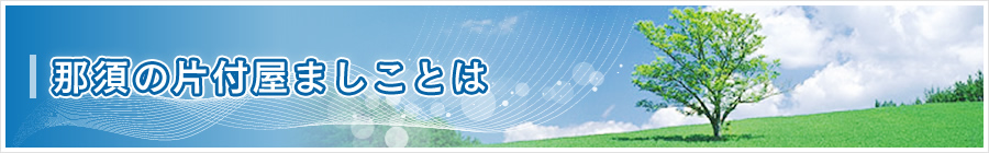 那須の片付屋ましこの強み